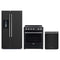 Forno Espresso 3-Piece Appliance Package - 30-Inch Leonardo Electric Range, Refrigerator with Water Dispenser and Dishwasher in Black with Stainless Steel Trim