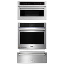 Thor Kitchen 3-Piece Appliance Package - 30-Inch Electric Wall Oven, Microwave with Air Fryer, and Warming Drawer in Stainless Steel