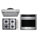 Thor Kitchen 3-Piece Pro Appliance Package - 30" Cooktop, Wall Oven & Under Cabinet Hood in Stainless Steel