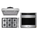 Thor Kitchen 3-Piece Pro Appliance Package - 36" Cooktop, Wall Oven & Under Cabinet Hood in Stainless Steel