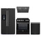 Forno 4-Piece Appliance Package - 30-Inch Leonardo Espresso Induction Range, Under Cabinet Range Hood, French Door Refrigerator with Water Dispenser, and Dishwasher in Black with Stainless Steel Trim