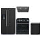 Forno 4-Piece Appliance Package - 30-Inch Leonardo Espresso Gas Range, Under Cabinet Range Hood, Refrigerator with Water Dispenser, and Dishwasher in Black with Stainless Steel Trim