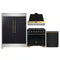 Forno 4-Piece Appliance Package - 36-Inch Gas Range, Wall Mount Range Hood, 60-Inch Convertible Refrigerator with Modern Trim, and Dishwasher in Black with Antique Brass Handle