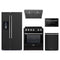 Forno 5-Piece Appliance Package - 30-Inch Leonardo Espresso Induction Range, Under Cabinet Range Hood, French Door Refrigerator with Water Dispenser, Dishwasher, and 24-Inch Microwave Drawer in Black with Stainless Steel Trim