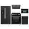 Forno 5-Piece Appliance Package - 30-Inch Leonardo Espresso Induction Range, Under Cabinet Range Hood, Refrigerator with Water Dispenser, Dishwasher, and 30-Inch Microwave Oven in Black with Stainless Steel Trim