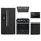 Forno 5-Piece Appliance Package - 30-Inch Leonardo Espresso Gas Range, Under Cabinet Range Hood, Refrigerator with Water Dispenser, Dishwasher, and 24-Inch Microwave Drawer in Black with Stainless Steel Trim