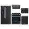 Forno 5-Piece Appliance Package - 30-Inch Leonardo Espresso Gas Range, Under Cabinet Range Hood, Refrigerator with Water Dispenser, Dishwasher, and 30-Inch Microwave Drawer in Black with Stainless Steel Trim