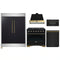 Forno 5-Piece Appliance Package - 36-Inch Gas Range, Wall Mount Range Hood, 60-Inch Convertible Refrigerator with Modern Trim, Dishwasher, and 30-Inch Microwave Drawer in Black with Antique Brass Handle