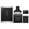 Forno 5-Piece Appliance Package - 36-Inch Gas Range, Wall Mount Range Hood, 60-Inch Refrigerator, Dishwasher, and 24-Inch Microwave Drawer in Black with Antique Brass Handle