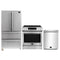 Forno Espresso 3-Piece Appliance Package - 30-Inch Induction Range, Refrigerator and Dishwasher in Stainless Steel