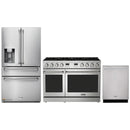 Thor Kitchen A-Series 3-Piece Appliance Package - 48-Inch Gas Range, Refrigerator with Water Dispenser, and Dishwasher in Stainless Steel