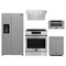 Forno 5-Piece Appliance Package - 30-Inch Induction Range, Under Cabinet Range Hood, Refrigerator with Water Dispenser, Dishwasher, and 30-Inch Microwave Drawer in Stainless Steel