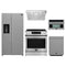 Forno 5-Piece Appliance Package - 30-Inch Inducton Range, Under Cabinet Range Hood, Refrigerator with Water Dispenser, Dishwasher, and 24-Inch Microwave Oven in Stainless Steel