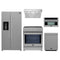 Forno 5-Piece Appliance Package - 30-Inch Induction Range, Under Cabinet Range Hood, Refrigerator with Water Dispenser, Dishwasher, and 30-Inch Microwave Oven in Stainless Steel