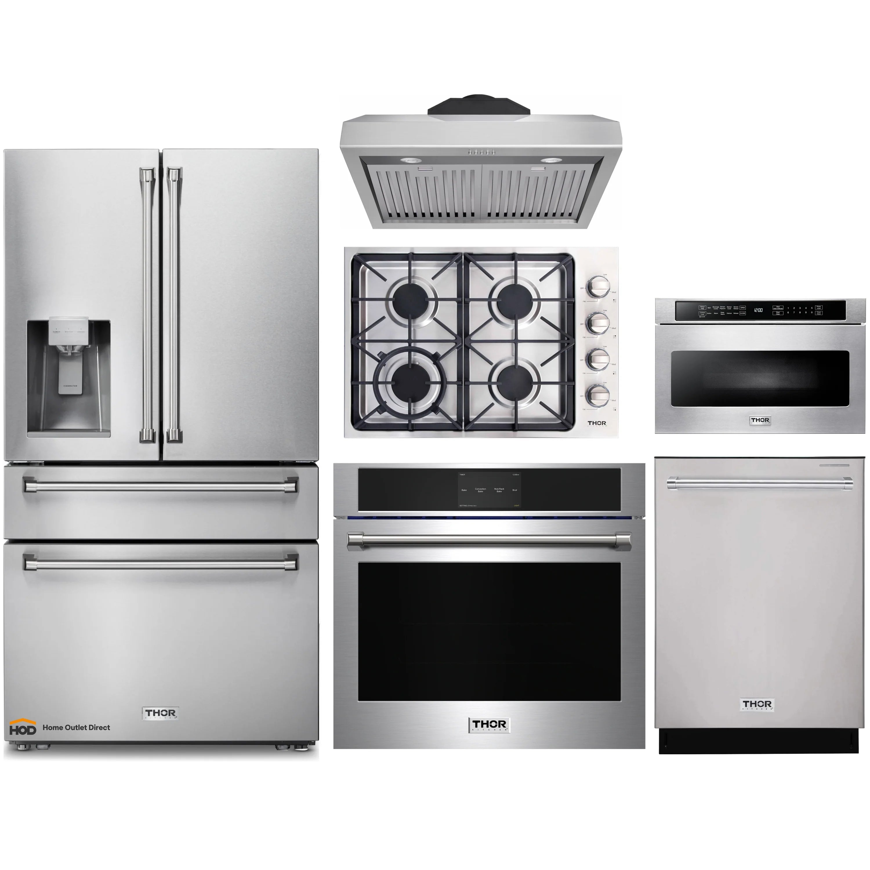 Thor Kitchen 6-Piece Pro Appliance Package - 30