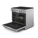 Thor Kitchen 36-Inch Natural Gas Range with 6 Burners, 6.0 cu. ft. Convection Oven in Stainless Steel (ARG36)