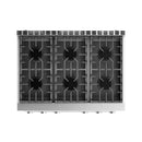 Thor Kitchen A-Series 5-Piece Appliance Package - 36-Inch Gas Range, Wall Mount Range Hood, Refrigerator with Water Dispenser, Dishwasher, and Microwave in Stainless Steel