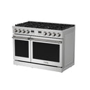 Thor Kitchen A-Series 5-Piece Appliance Package - 48-Inch Gas Range, Under Cabinet Range Hood, Refrigerator, Dishwasher, and Microwave in Stainless Steel