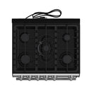 Forno 4-Piece Appliance Package - 30-Inch Espresso Gas Range , Wall Mount Range Hood, 36-Inch French Door Refrigerator, and Dishwasher in Stainless Steel