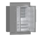 Forno 5-Piece Appliance Package - 36-Inch Electric Range, Wall Mount Range Hood, 60-Inch Refrigerator, Dishwasher, and 30-Inch Microwave Oven in Stainless Steel