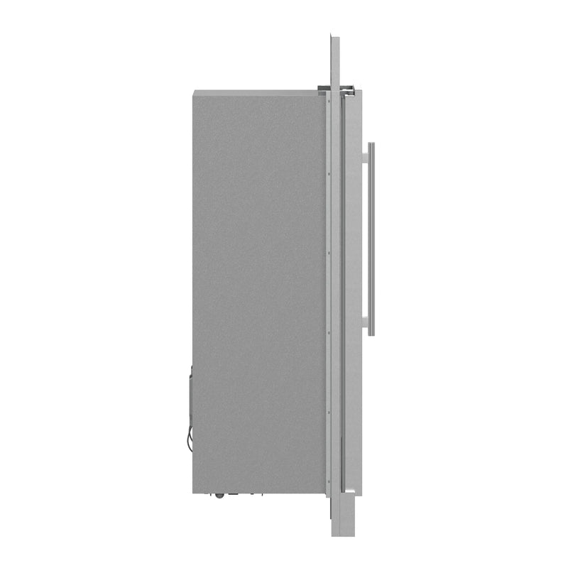 Forno 4-Piece Appliance Package - 36-Inch Gas Range, Wall Mount Range Hood, 60-Inch Built-In Convertible Refrigerator, and Dishwasher in Stainless Steel