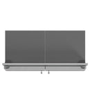 Forno 4-Piece Appliance Package - 48-Inch Dual Fuel Range, Wall Mount Range Hood, 60-Inch Built-In Convertible Refrigerator, and Dishwasher in Stainless Steel