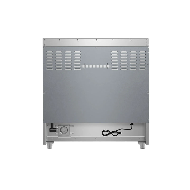 Forno 4-Piece Appliance Package - 36-Inch Gas Range, Wall Mount Range Hood, 60-Inch Built-In Convertible Refrigerator, and Dishwasher in Stainless Steel