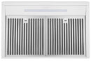 Hauslane 30-Inch Under Cabinet Curved Range Hood in Glossy White with Stainless Steel Filters and Panel LED (UC-B018WHT-30)