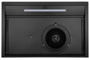 Hauslane 30-Inch Under Cabinet Curved Range Hood in Glossy Black with Stainless Steel Filters and Panel LED (UC-B018BLK-30)