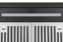 Hauslane 30-Inch Under Cabinet Curved Range Hood in Glossy Black with Stainless Steel Filters and Panel LED (UC-B018BLK-30)