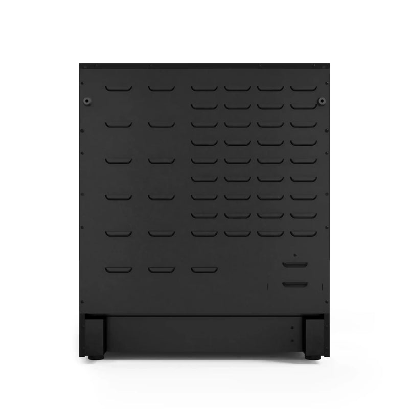 Thor Kitchen Gordon Ramsay 3-Piece Appliance Package - 30-Inch Electric Range with Tilt Panel Touch Control, 36-Inch Refrigerator, and Dishwasher in Black with Bronze Trim