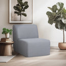 Deko Living Gray Compressed Foam Armless Sectional Sofa Chair (CIF50017ACH)