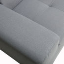 Deko Living 2 Piece Seating Gray Compressed Foam Sectional Sofa (CIF50017SET)