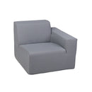 Deko Living 2 Piece Seating Gray Compressed Foam Sectional Sofa (CIF50017SET)