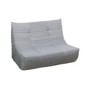 Deko Living 5 Piece Gray Compressed Foam Loveseat Sofa Chairs and Table Set (CIF50019)