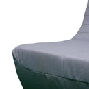 Deko Living 5 Piece Gray Compressed Foam Loveseat Sofa Chairs and Table Set (CIF50019)