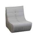 Deko Living 5 Piece Gray Compressed Foam Loveseat Sofa Chairs and Table Set (CIF50019)