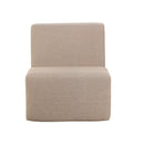 Deko Living Brown Compressed Foam Armless Sectional Sofa Chair (CIF50117ACH)