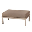 Deko Living 4 Piece Seating Brown Compressed Foam Sectional Sofa and Ottoman Set (CIF50117)
