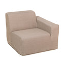 Deko Living 2 Piece Seating Brown Compressed Foam Sectional Sofa (CIF50117SET)