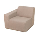 Deko Living 2 Piece Seating Brown Compressed Foam Sectional Sofa (CIF50117SET)