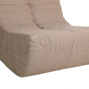 Deko Living 5 Piece Brown Compressed Foam Loveseat Sofa Chairs and Table Set (CIF50119)