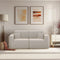 Deko Living 2 Piece Seating Beige Compressed Foam Sectional Sofa (CIF50217SET)