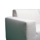 Deko Living 3 Piece Beige Compressed Foam Sectional Sofa Lounger and Table Set (CIF50218)
