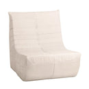 Deko Living 5 Piece Beige Compressed Foam Loveseat Sofa Chairs and Table Set (CIF50219)