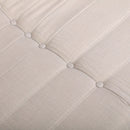 Deko Living 5 Piece Beige Compressed Foam Loveseat Sofa Chairs and Table Set (CIF50219)