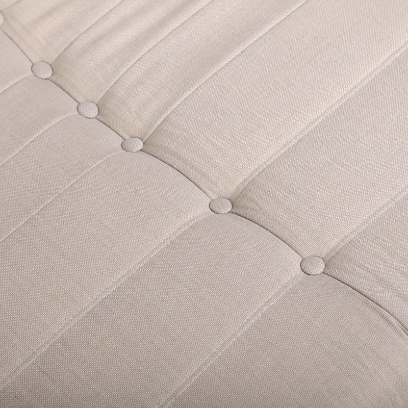 Deko Living Beige Compressed Foam Sofa (CIF50219SOF)