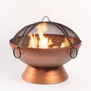 Deko Living 31-Inch Round Outdoor Steel Woodburning Firebowl/Firepit (COB10512)