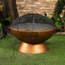 Deko Living 31-Inch Round Outdoor Steel Woodburning Firebowl/Firepit (COB10512)