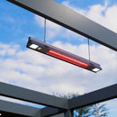 Deko Living 1500W Wall Mounted Infrared Heater with Carbon Fiber Tube (COH40001)